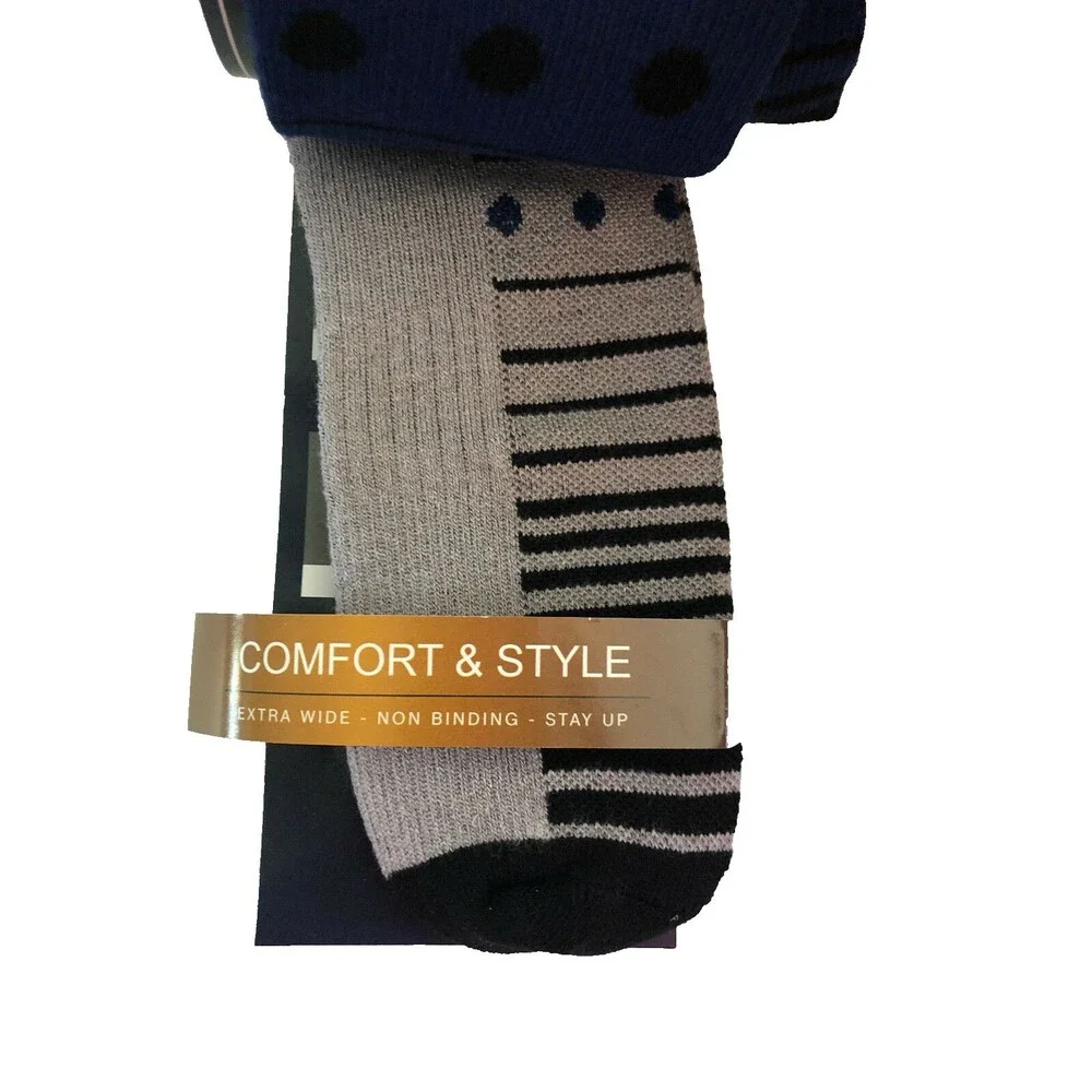 Windsor Ladies Socks L 10-13 Gradual Compression Patriotic Blue 15/20 MMHG 20